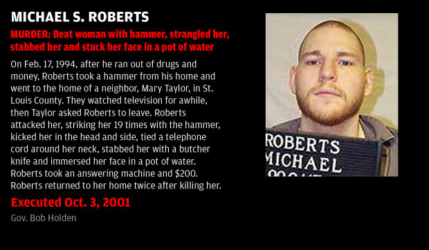 Executed Oct. 3, 2001: Michael S. Roberts